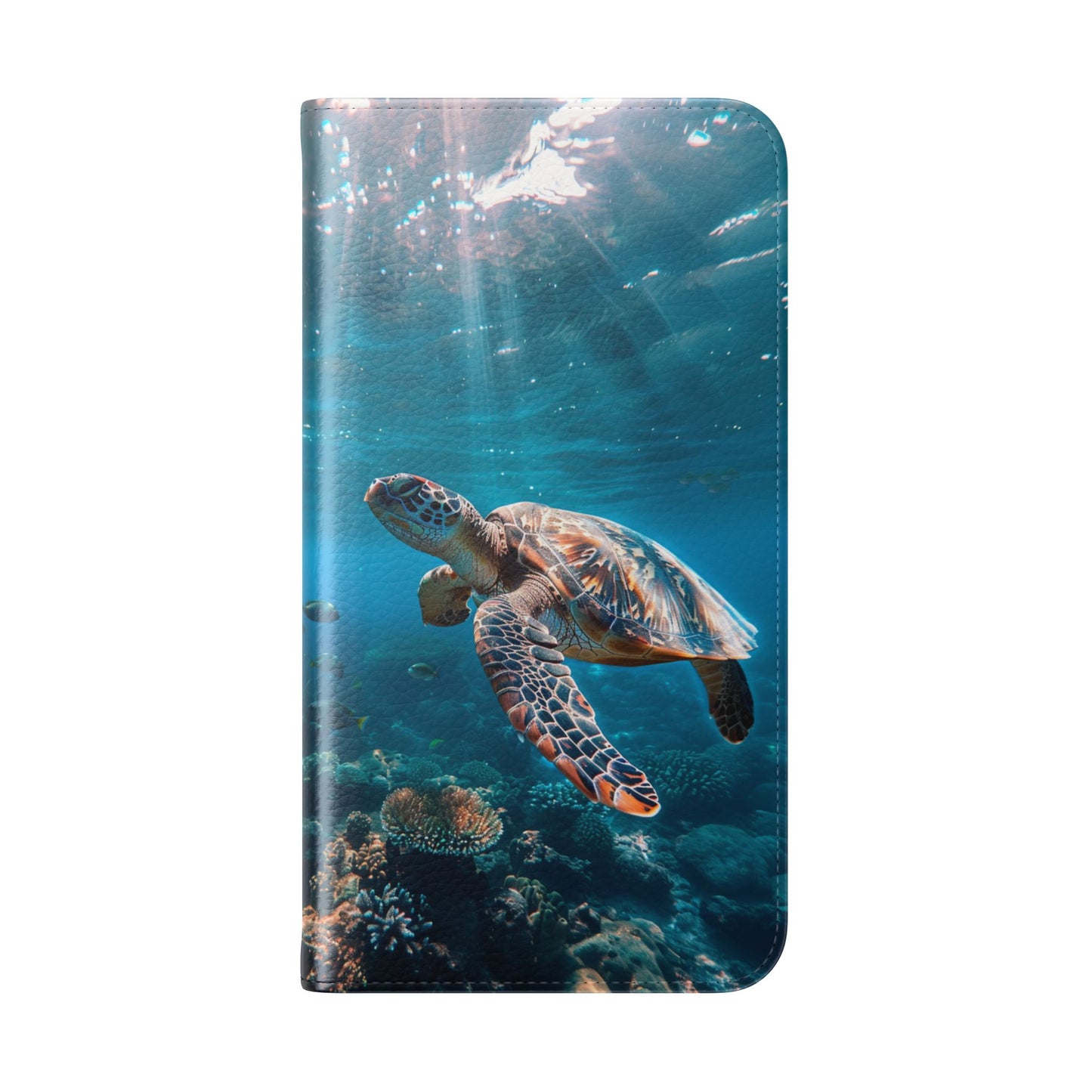 Ocean Guardian Sea Turtle - Wallet Flip Case