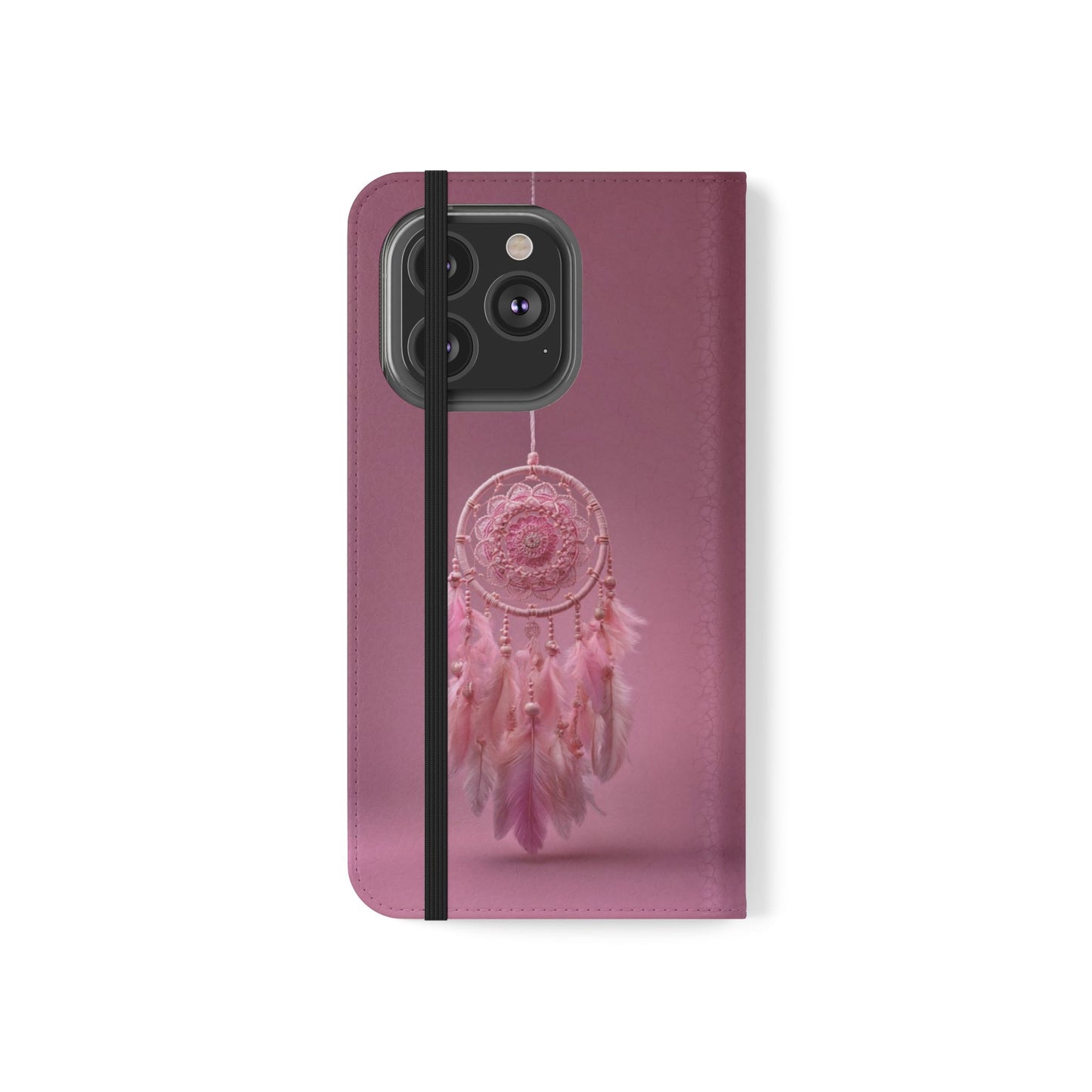 Pink Lace Dreamcatcher - Wallet Flip Case