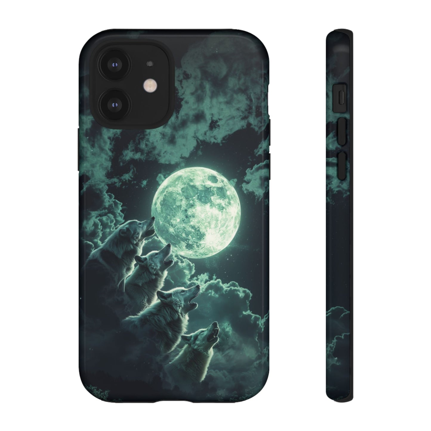 Moonlit Wolf Chorus - Tough iPhone Case