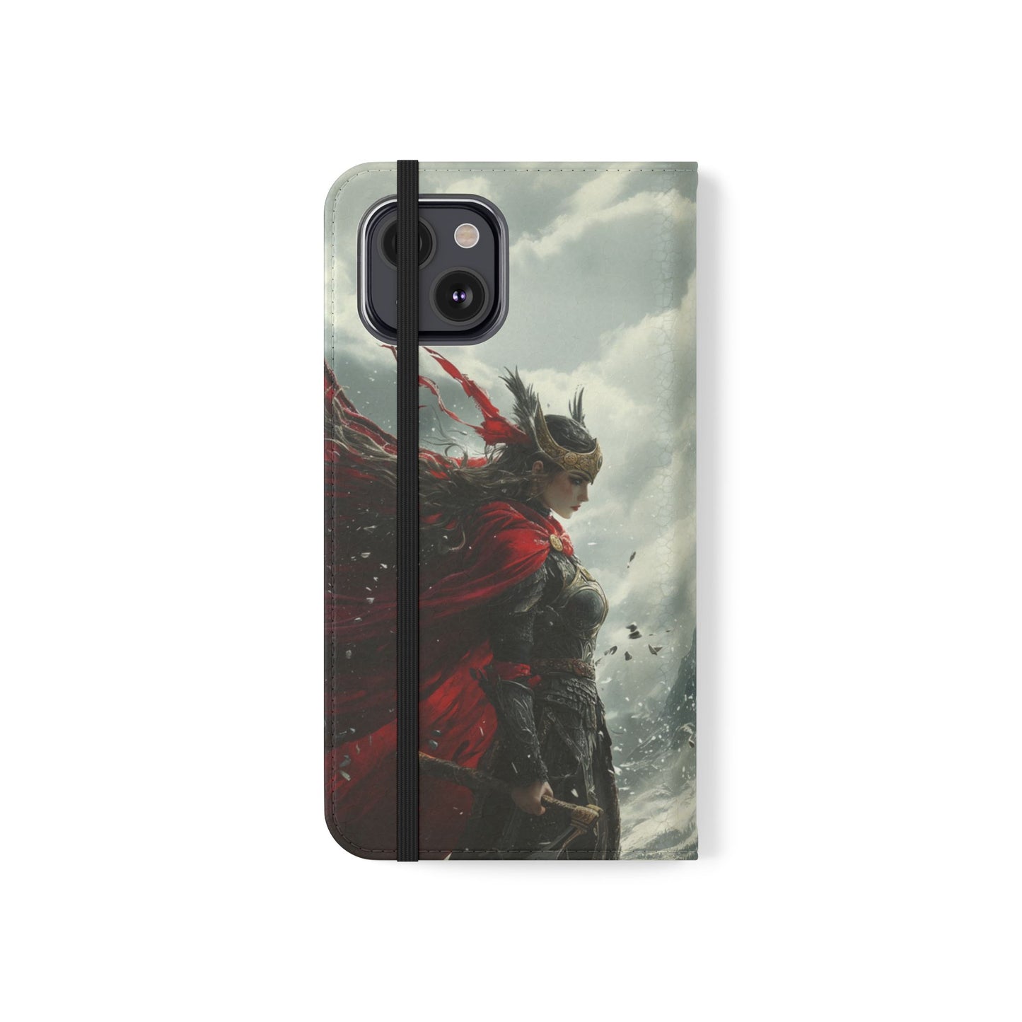 Freya Crimson Valkyrie - Wallet Flip Case