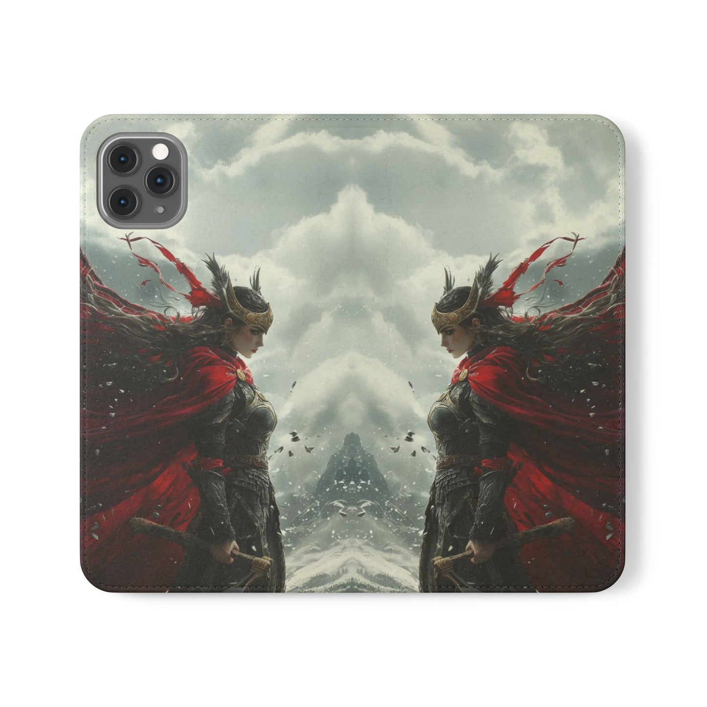 Freya Crimson Valkyrie - Wallet Flip Case