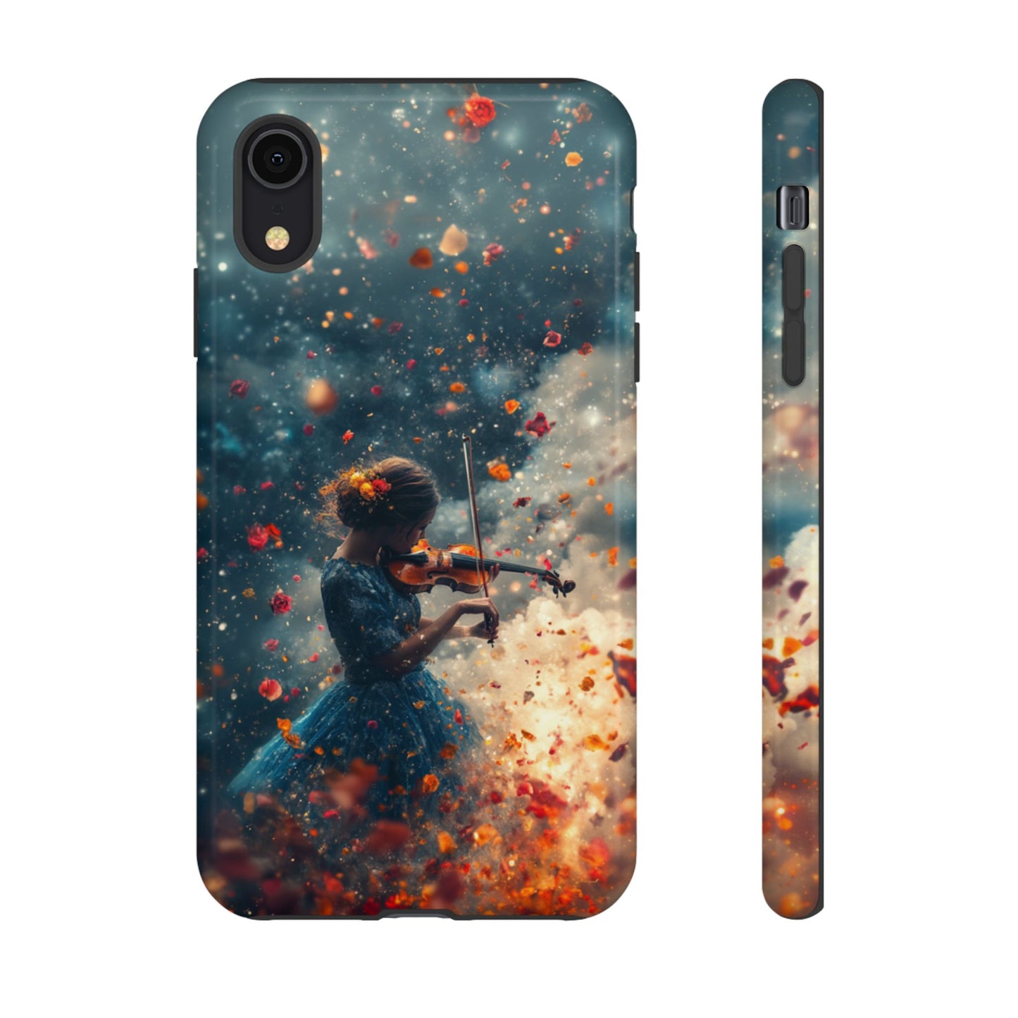 Petal Breeze Violinist Phone Case - iPhone, Google Pixel, Samsung Galaxy