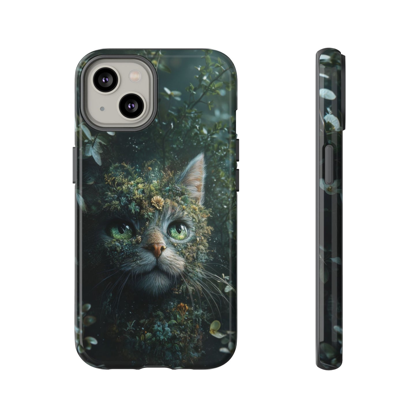 Forest Fantasy Cat Phone Case – iPhone, Google Pixel, Samsung Galaxy