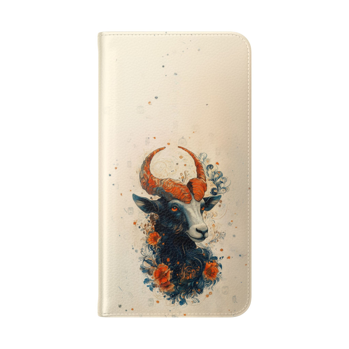 Capricorn Celestial Goat - Wallet Flip Case
