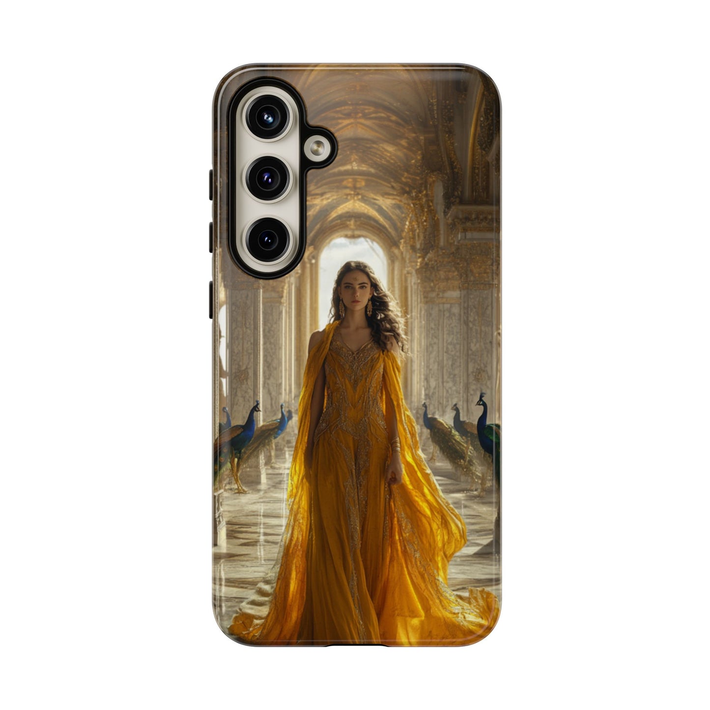 Hera Golden Palace Peacock Goddess - Tough Samsung Galaxy Case