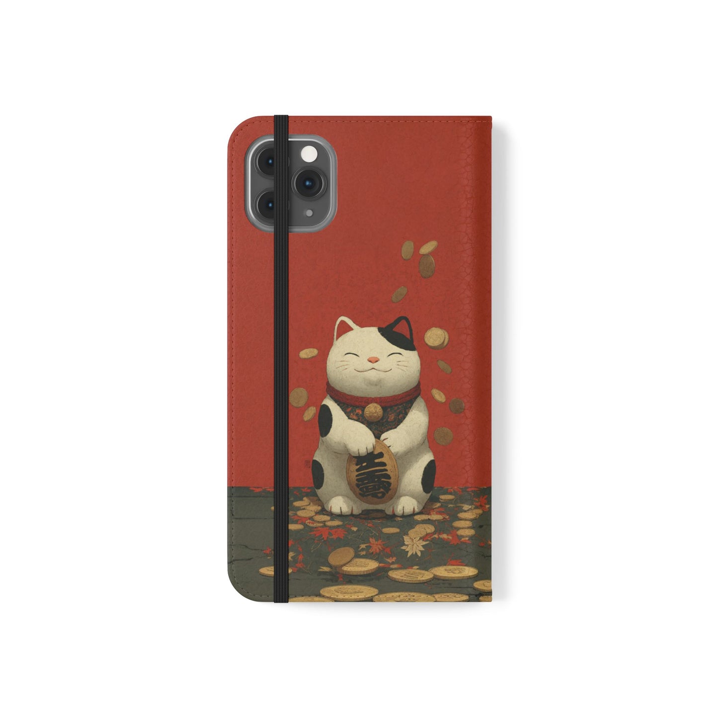 Lucky Cat - Wallet Flip Case