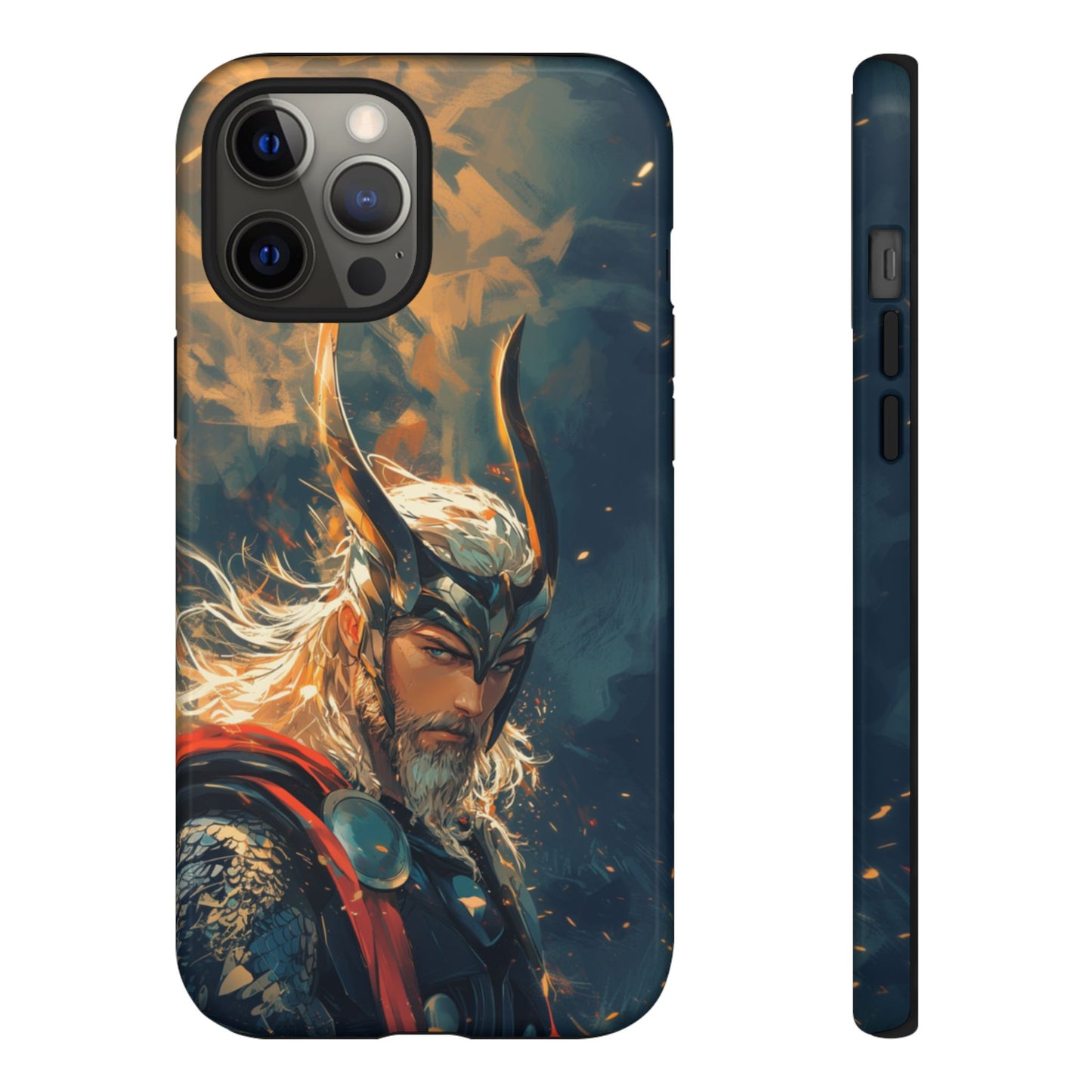 Storm-Bringer: Epic Thor Anime-Style Phone Case - iPhone, Google Pixel, Samsung