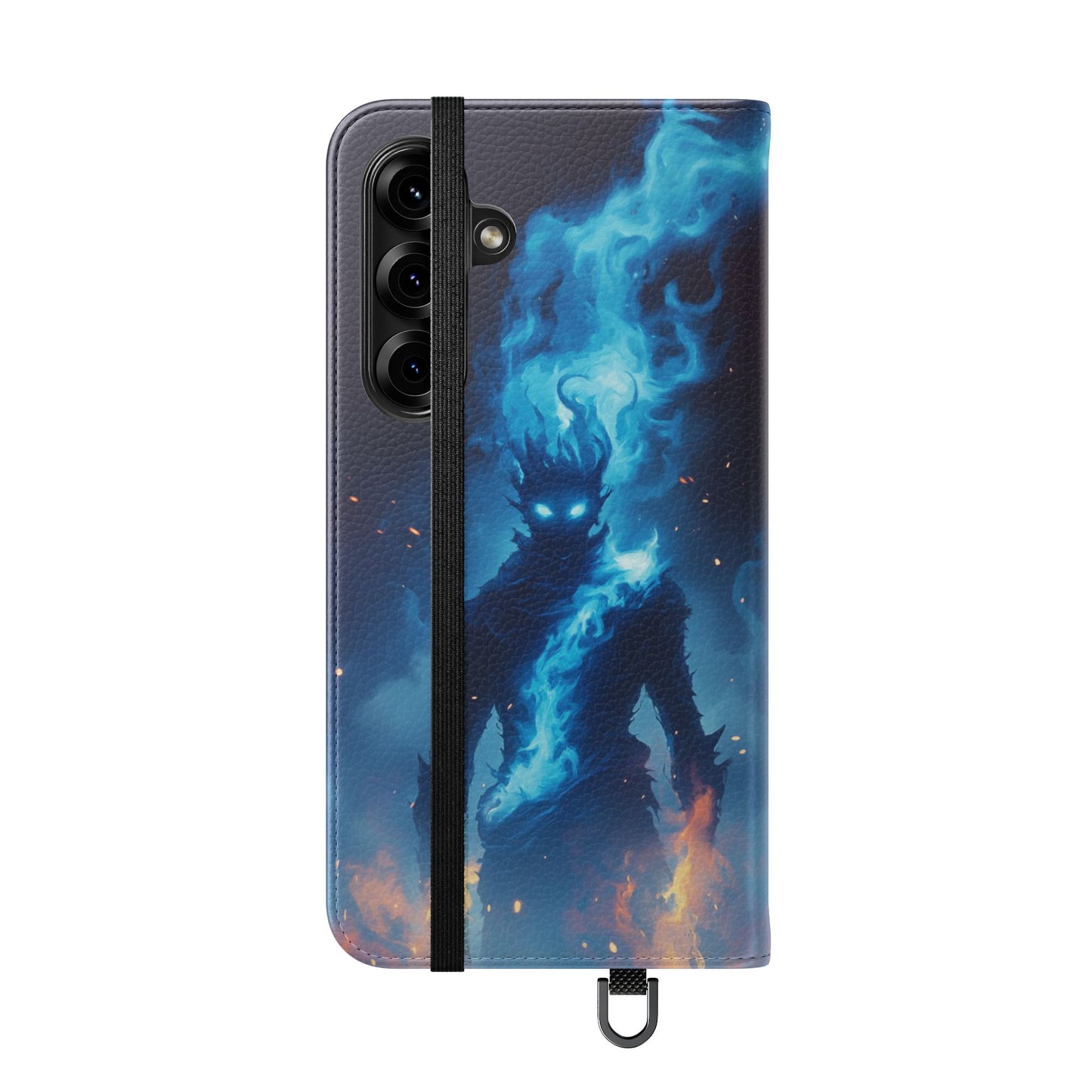 Blue Flame Spirit - Wallet Flip Case