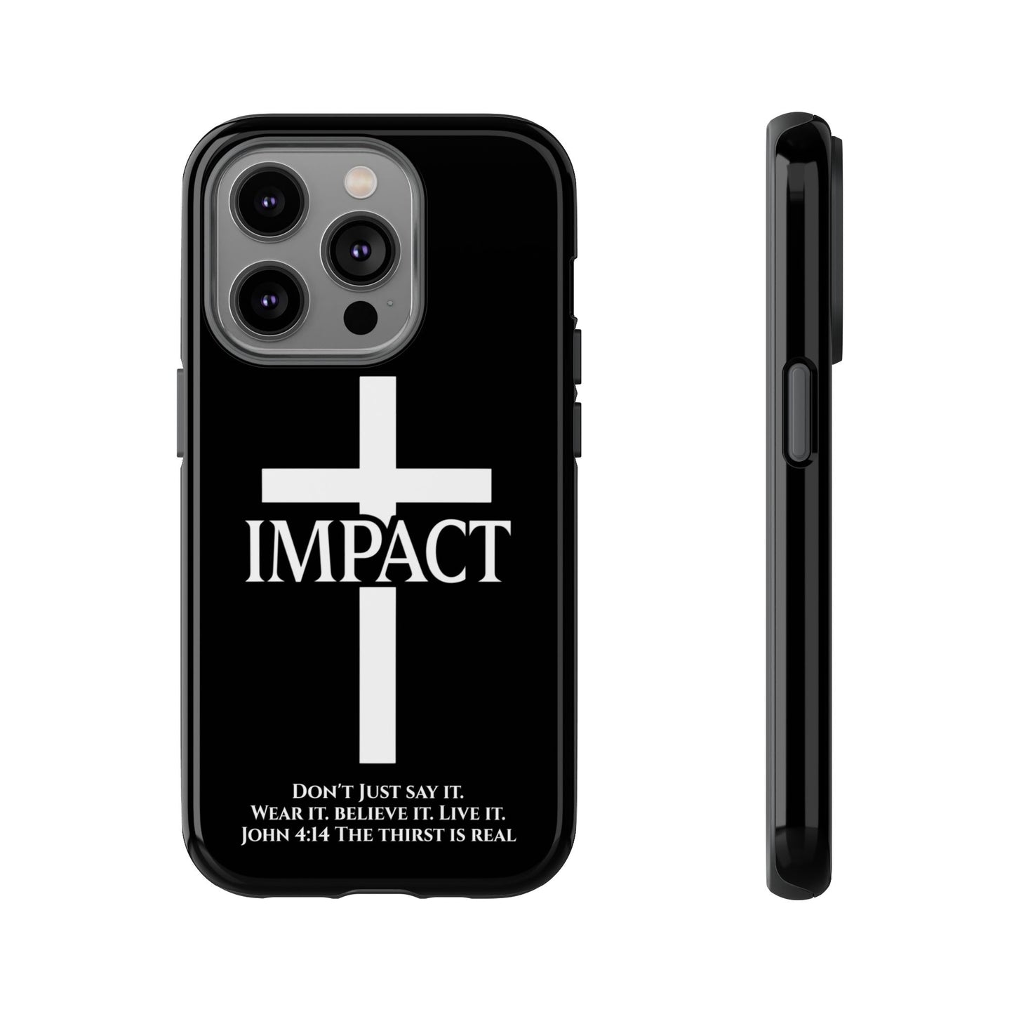 Impact Black/White - Tough iPhone Case