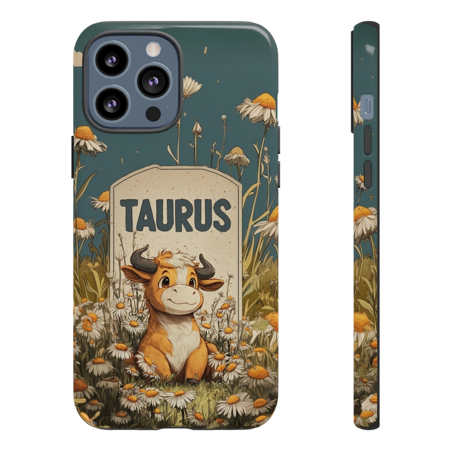 Taurus Cute Calf - Tough iPhone Case
