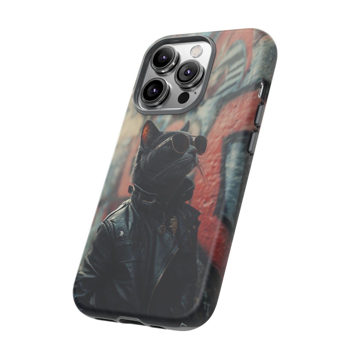 Punk Rock Cat Phone Case – iPhone, Google Pixel, Samsung Galaxy