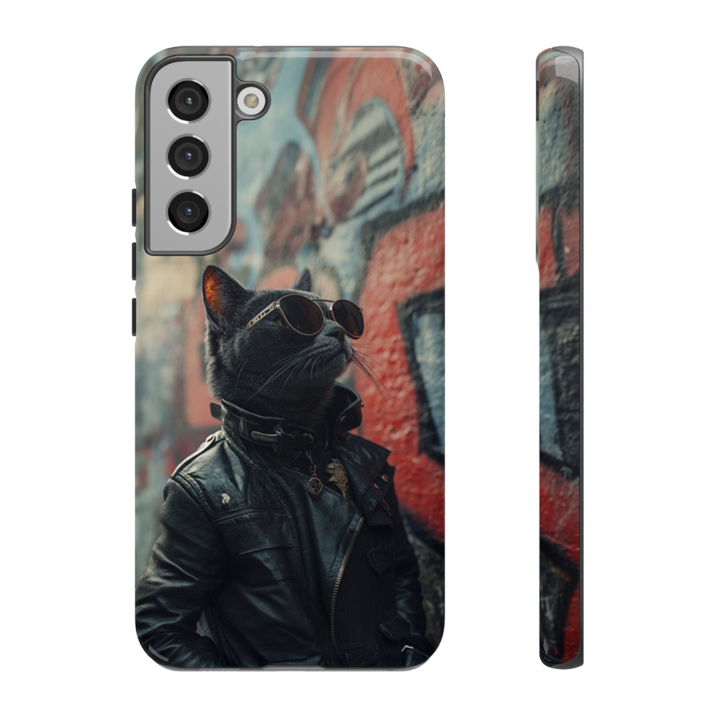 Punk Rock Cat Phone Case – iPhone, Google Pixel, Samsung Galaxy