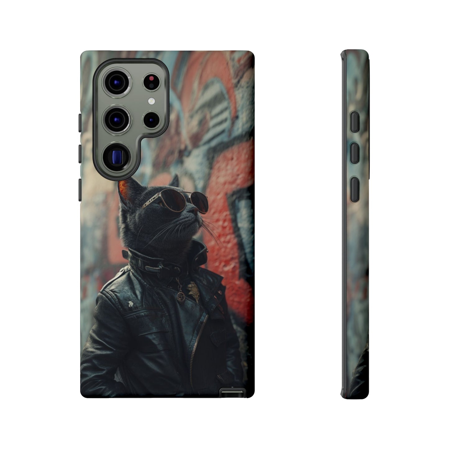 Punk Rock Cat Phone Case – iPhone, Google Pixel, Samsung Galaxy