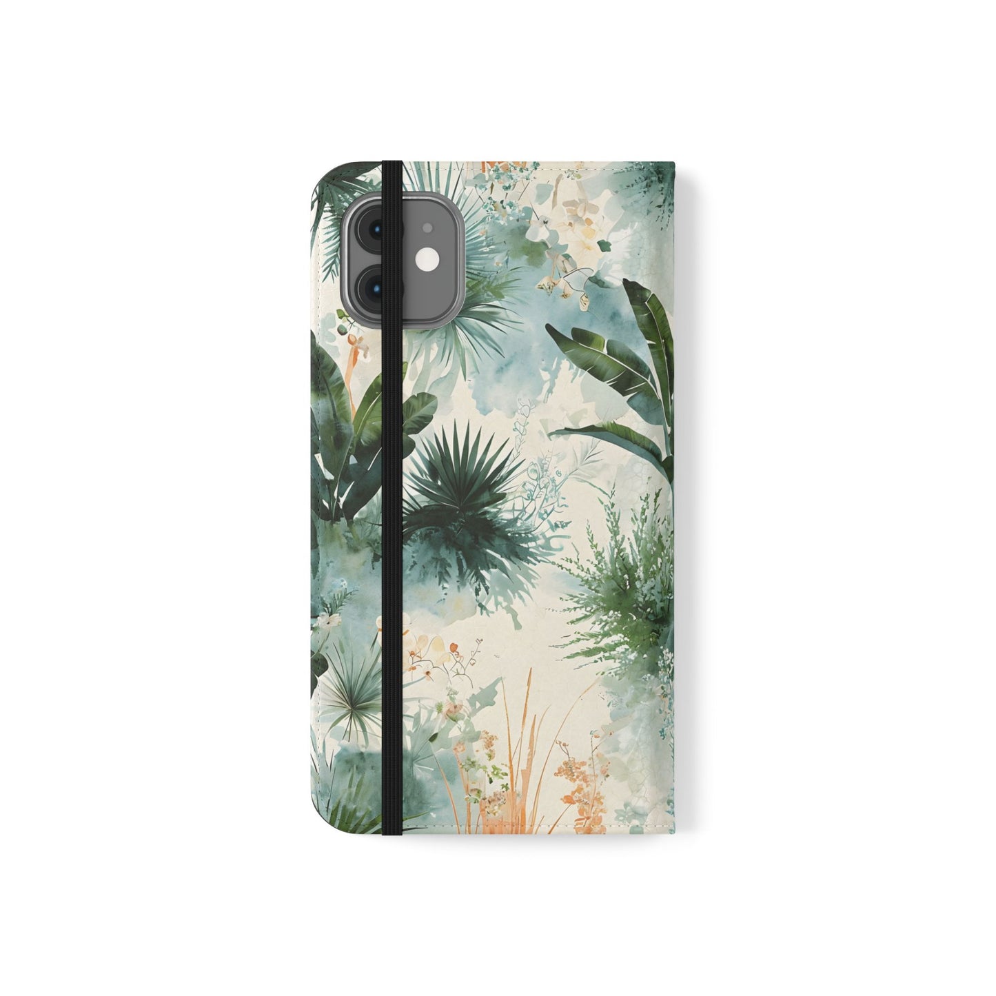 Tropical Botanical Watercolor - Wallet Flip Case