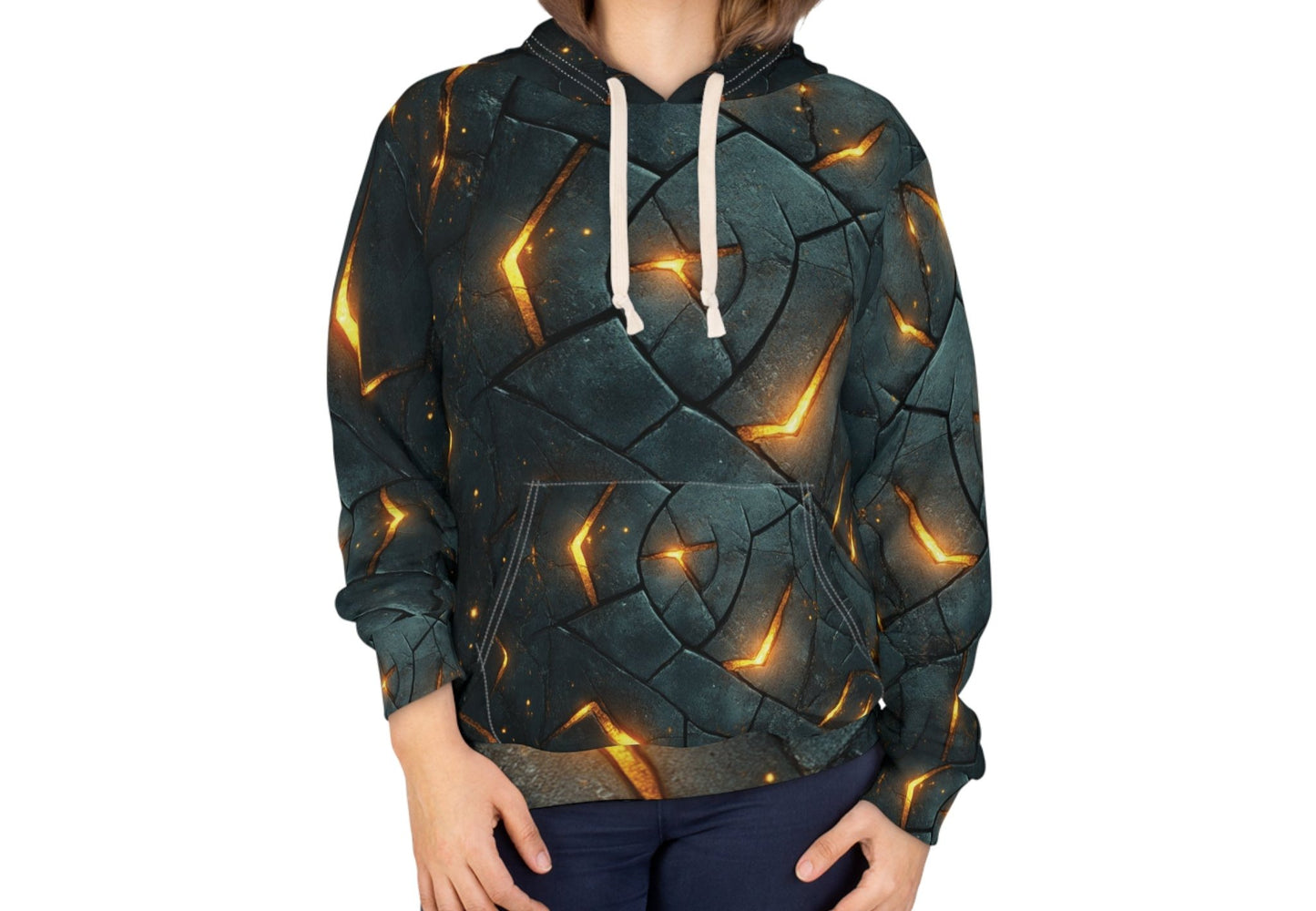 Lava Stone All-Over Print Hoodie