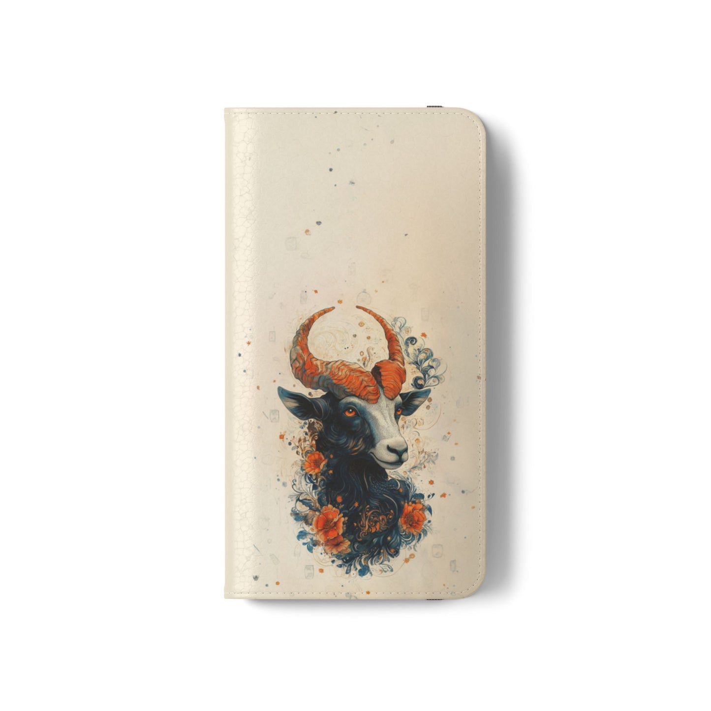 Capricorn Celestial Goat - Wallet Flip Case