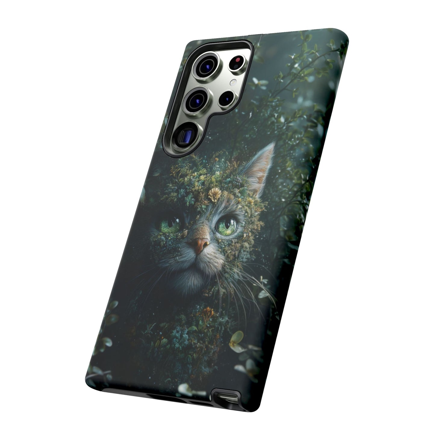 Forest Fantasy Cat Phone Case – iPhone, Google Pixel, Samsung Galaxy