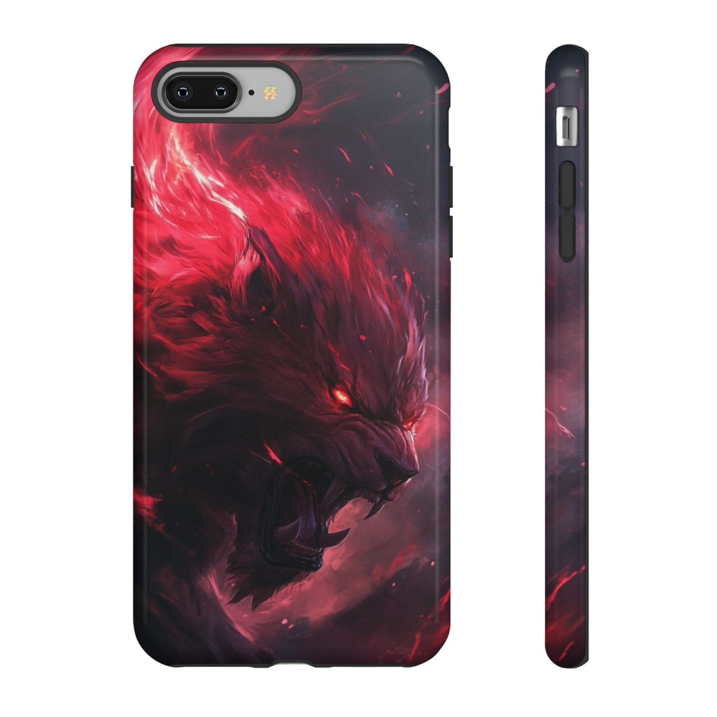 Fiery Wolf Spirit – Tough iPhone Case