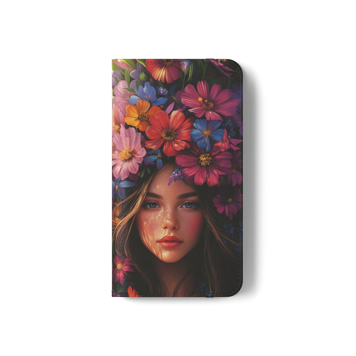 Floral Crown Muse - Wallet Flip Case