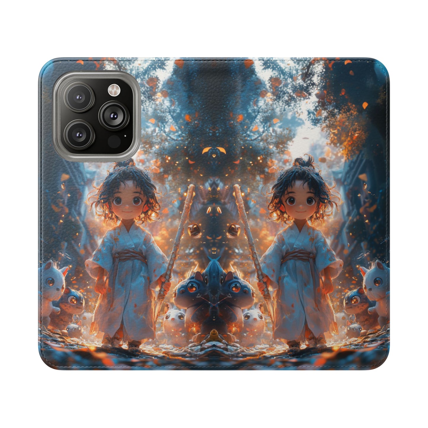 Forest Spirit Child - Wallet Flip Case