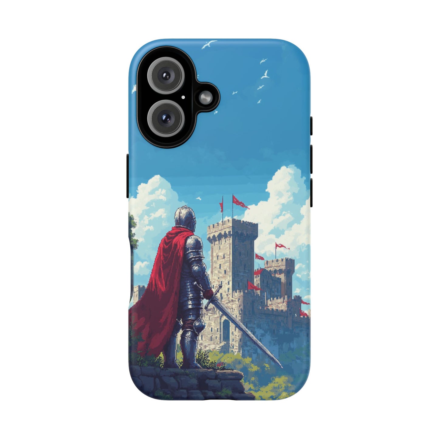 Pixel Knight Adventure Phone Case - iPhone, Google Pixel, Samsung Galaxy