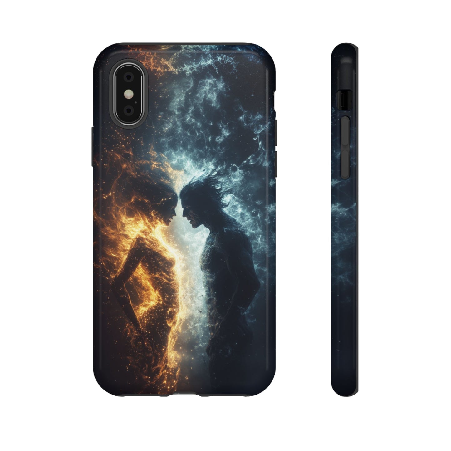 Fire & Frost Lovers - Tough iPhone Case