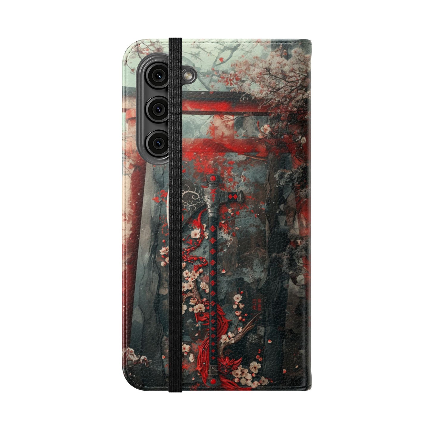 Sakura Warrior Axe - Wallet Flip Case