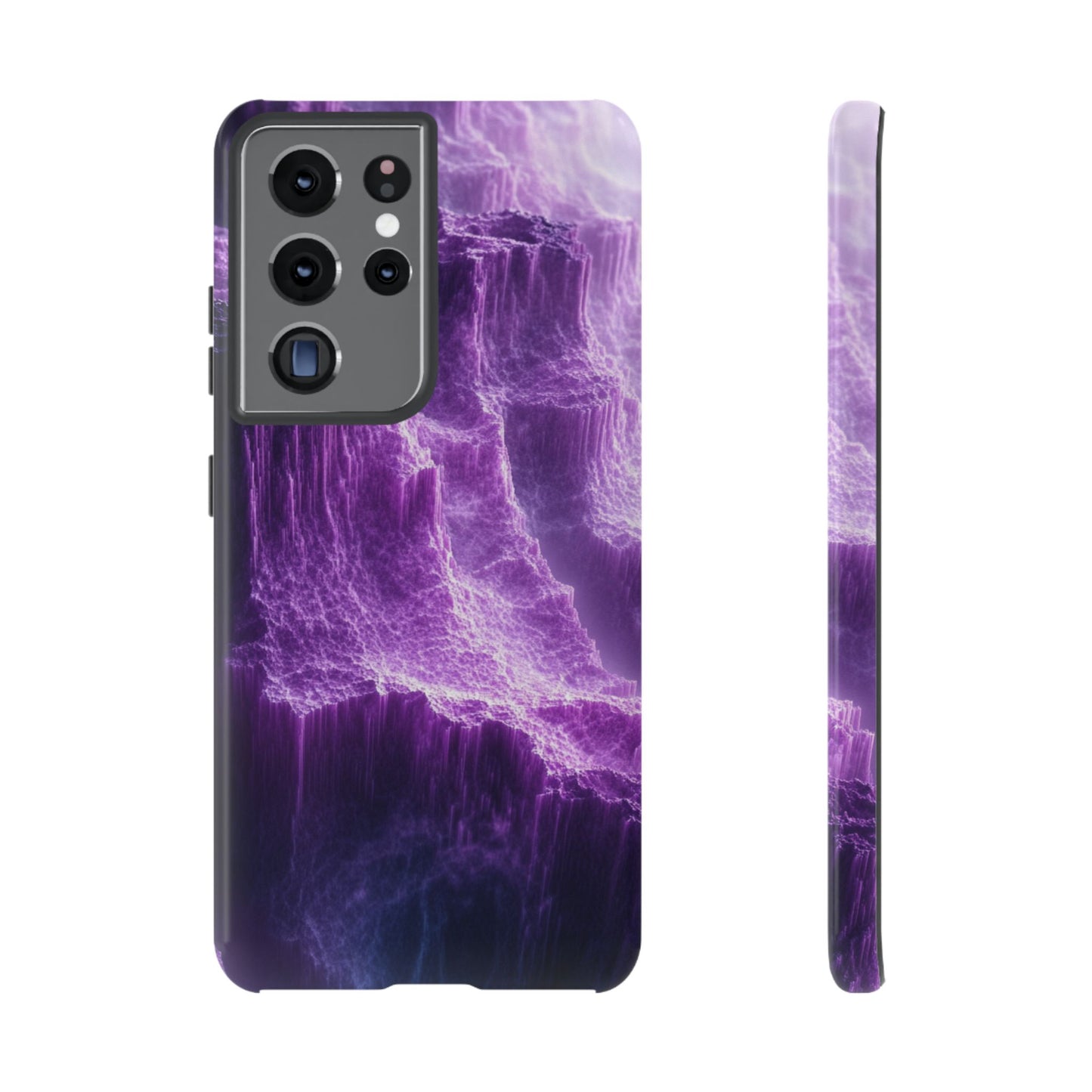 Purple Crystal Canyon - Tough Samsung Galaxy Case