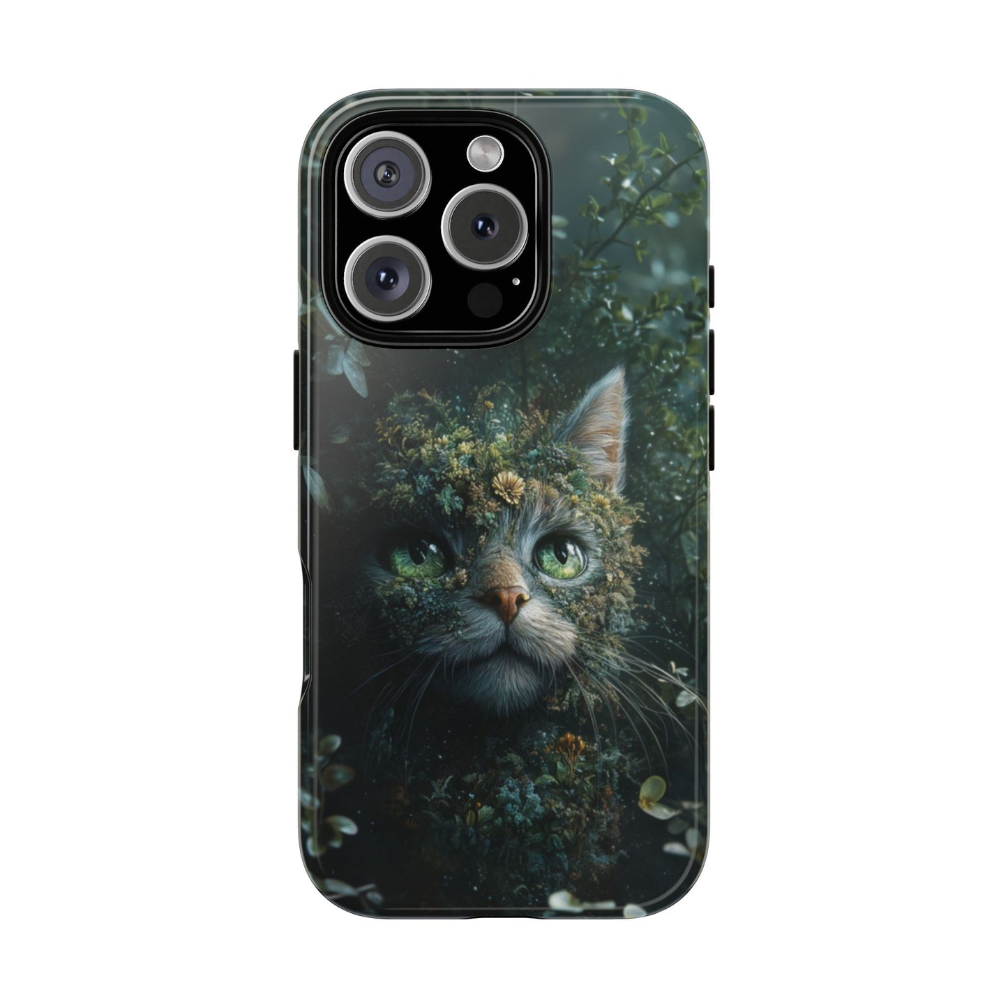 Forest Fantasy Cat Phone Case – iPhone, Google Pixel, Samsung Galaxy