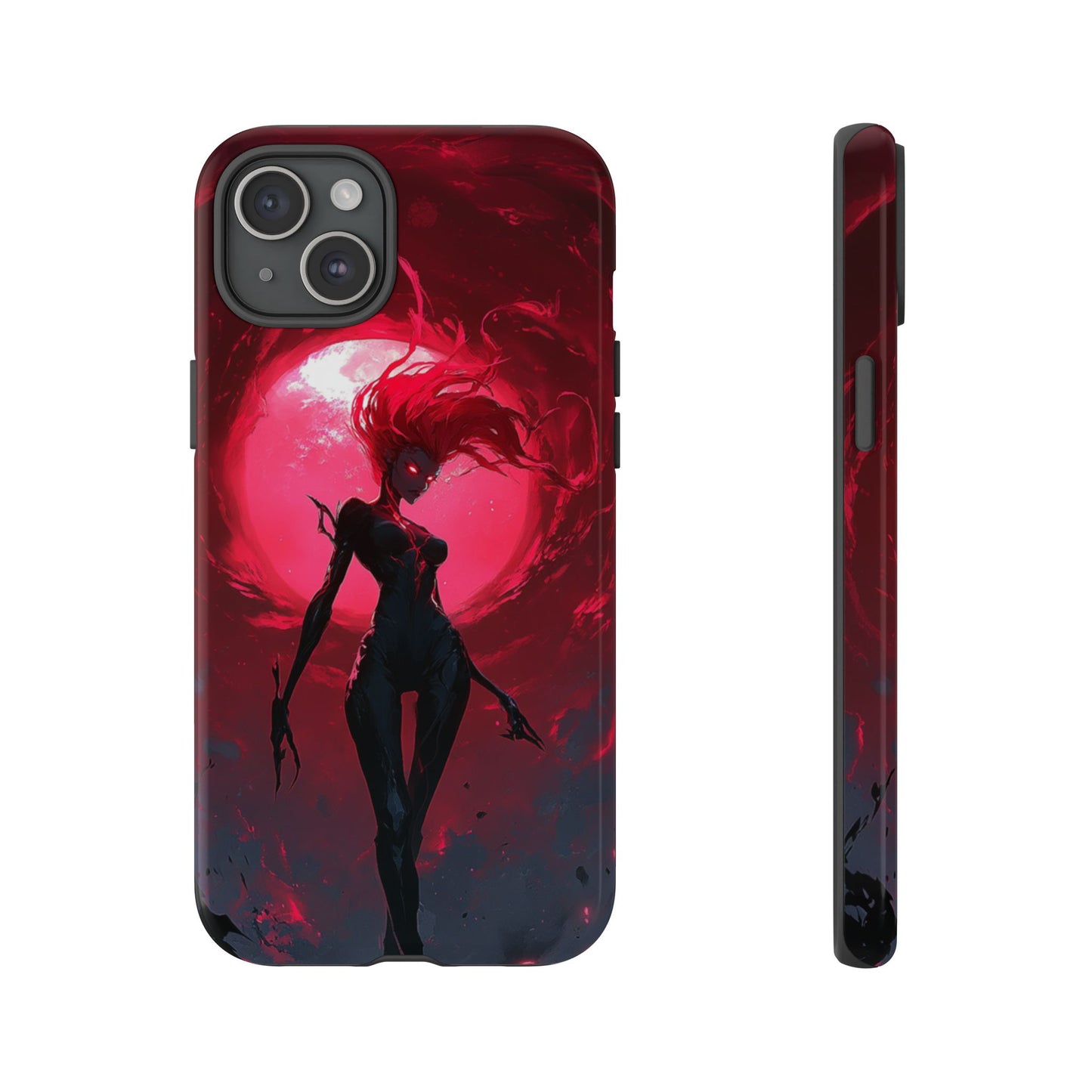 Crimson Eclipse Gothic Gaming Phone Case - iPhone, Google Pixel, Samsung Galaxy