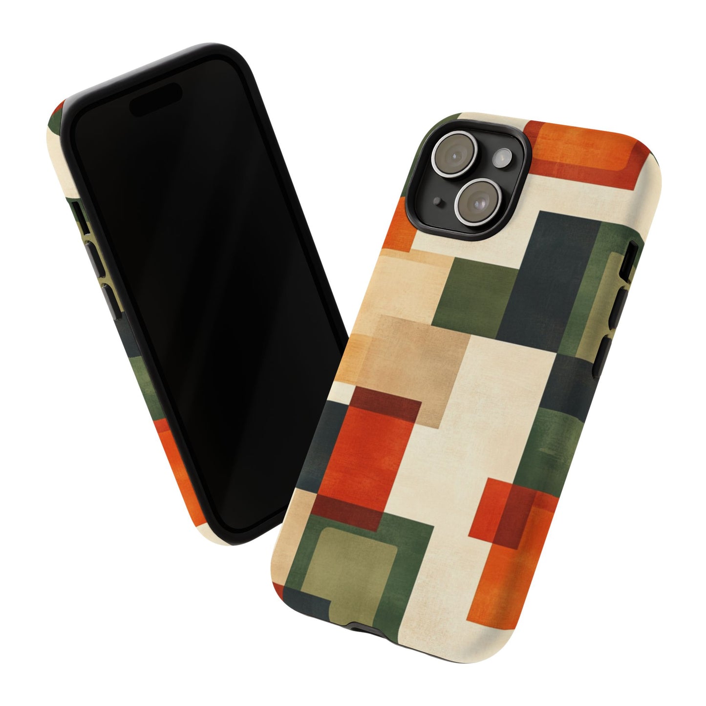 Mid-Century Modern Geometric Pattern Phone Case - iPhone, Google Pixel, Samsung Galaxy