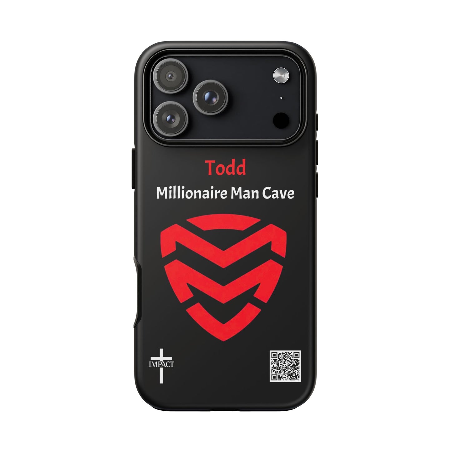 MMC (black) Tough Phone Case - Todd- Personalized