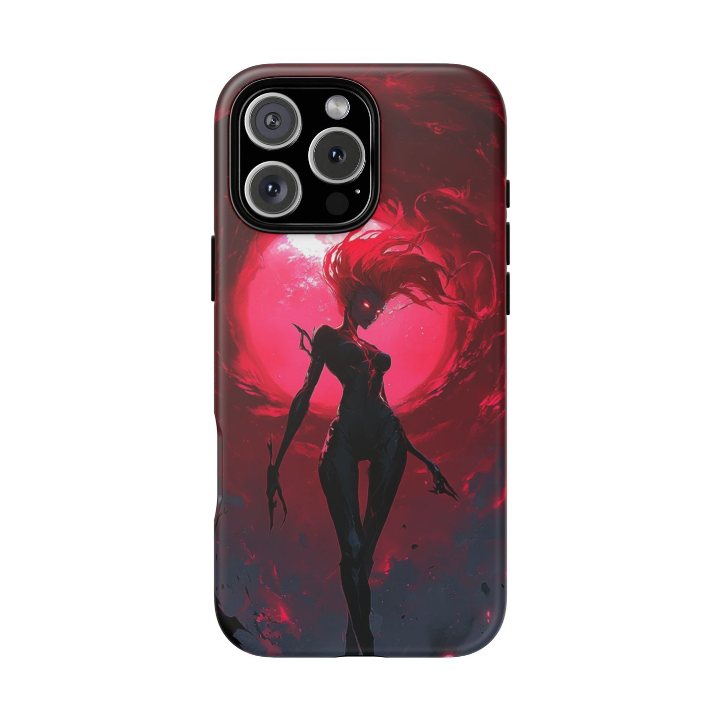 Crimson Eclipse Gothic Gaming Phone Case - iPhone, Google Pixel, Samsung Galaxy