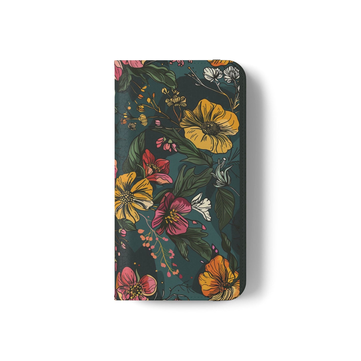 Vintage Floral Bloom - Wallet Flip Case