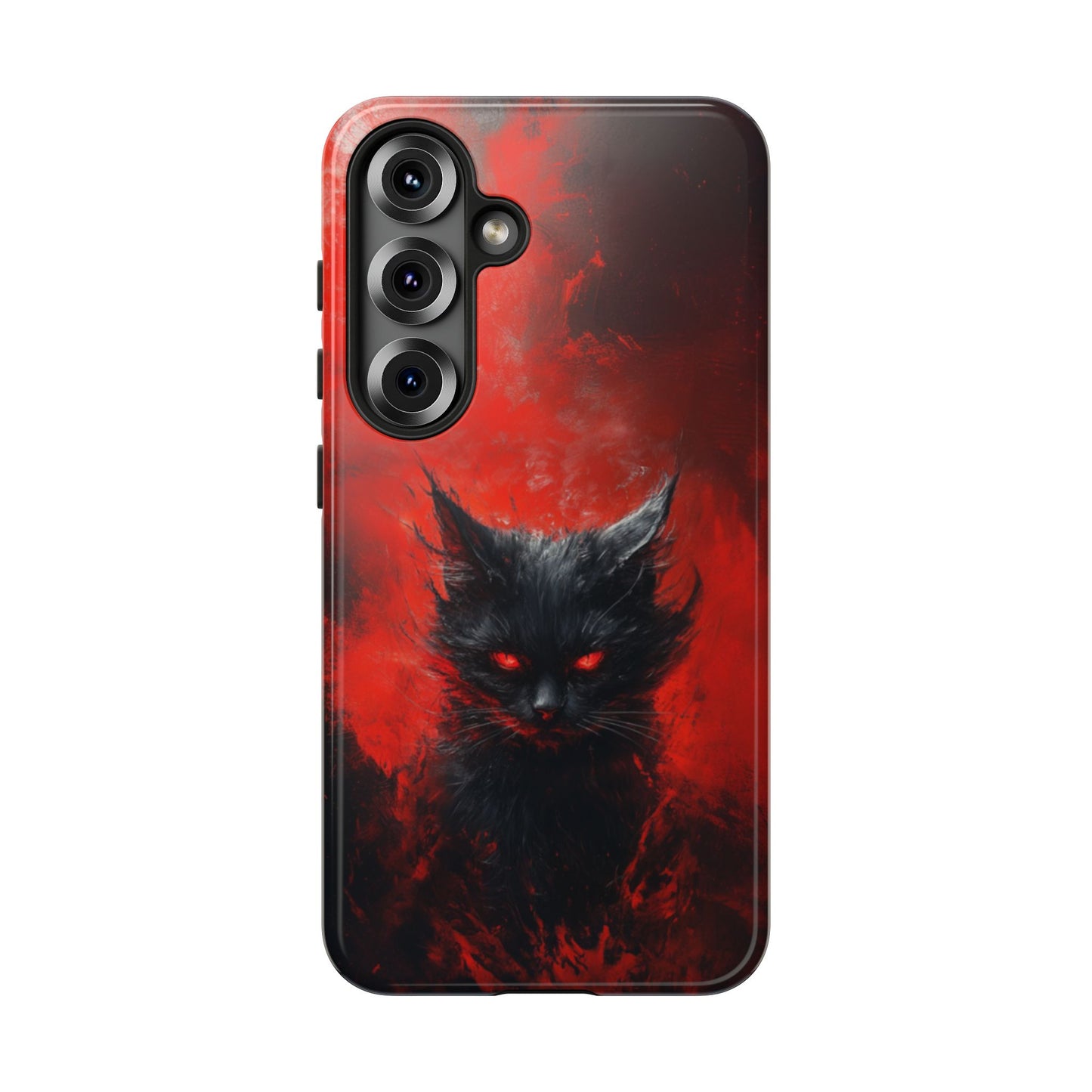 Fire Demon Black Cat - Tough Samsung Galaxy Case