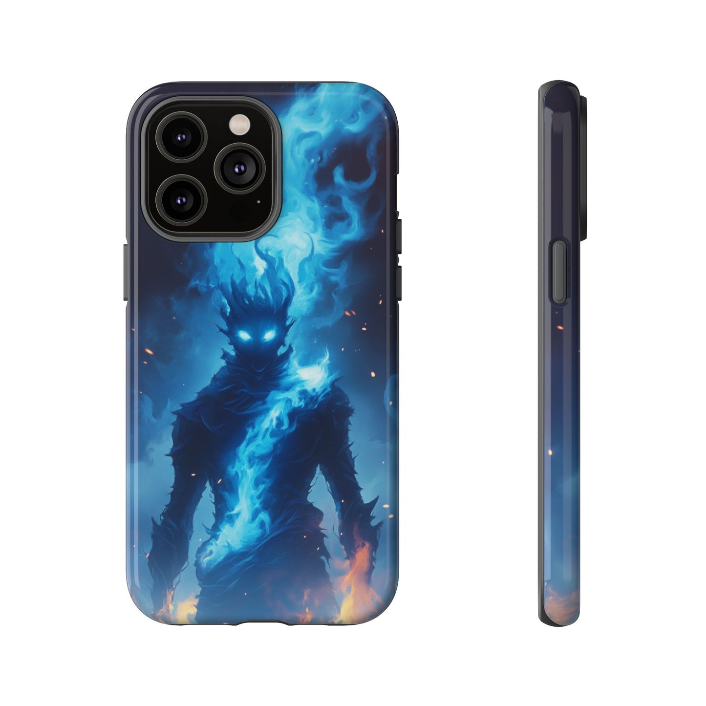 Blue Flame Spirit - Tough iPhone Case