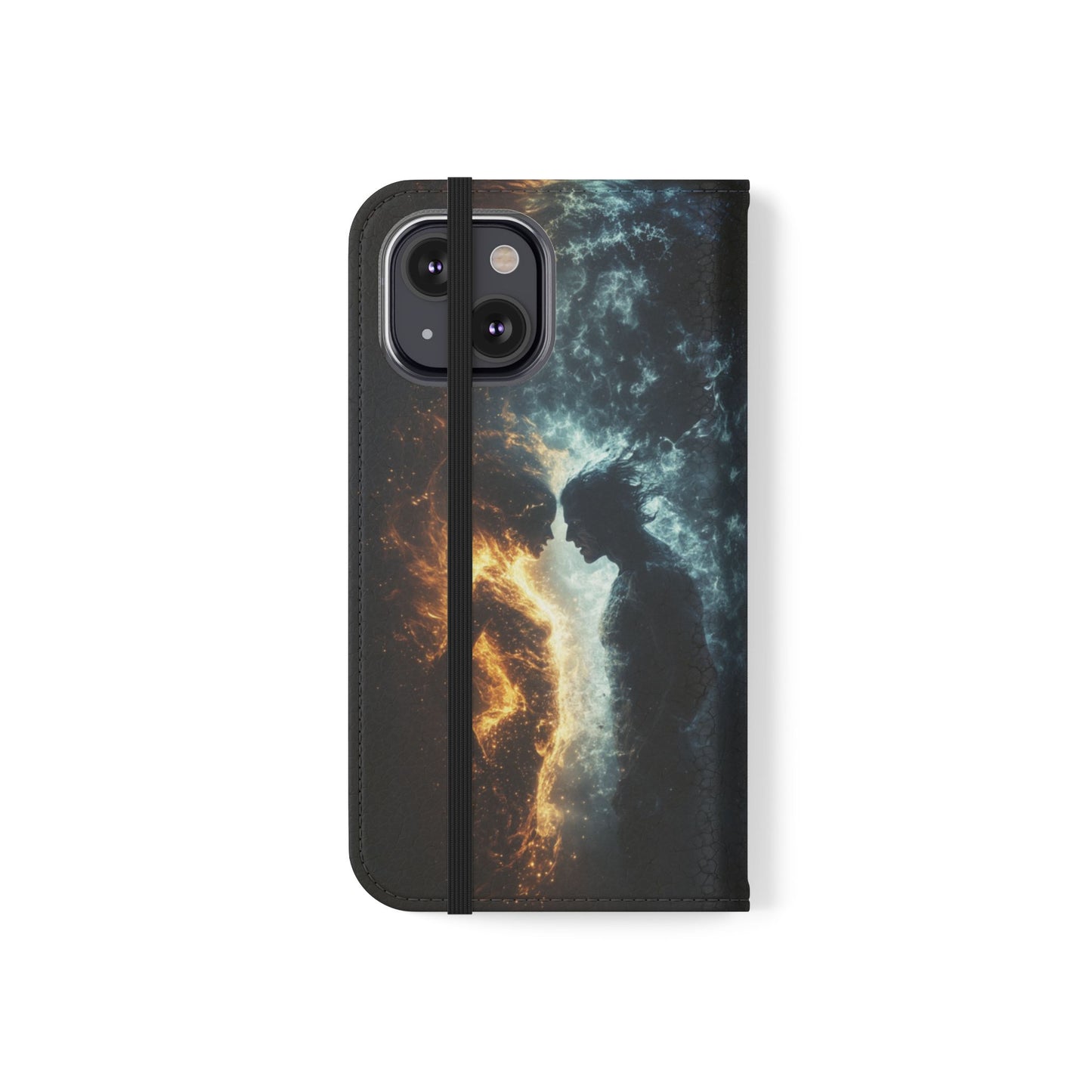 Fire & Frost Lovers - Wallet Flip Case