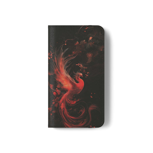 Crimson Phoenix - Wallet Flip Case