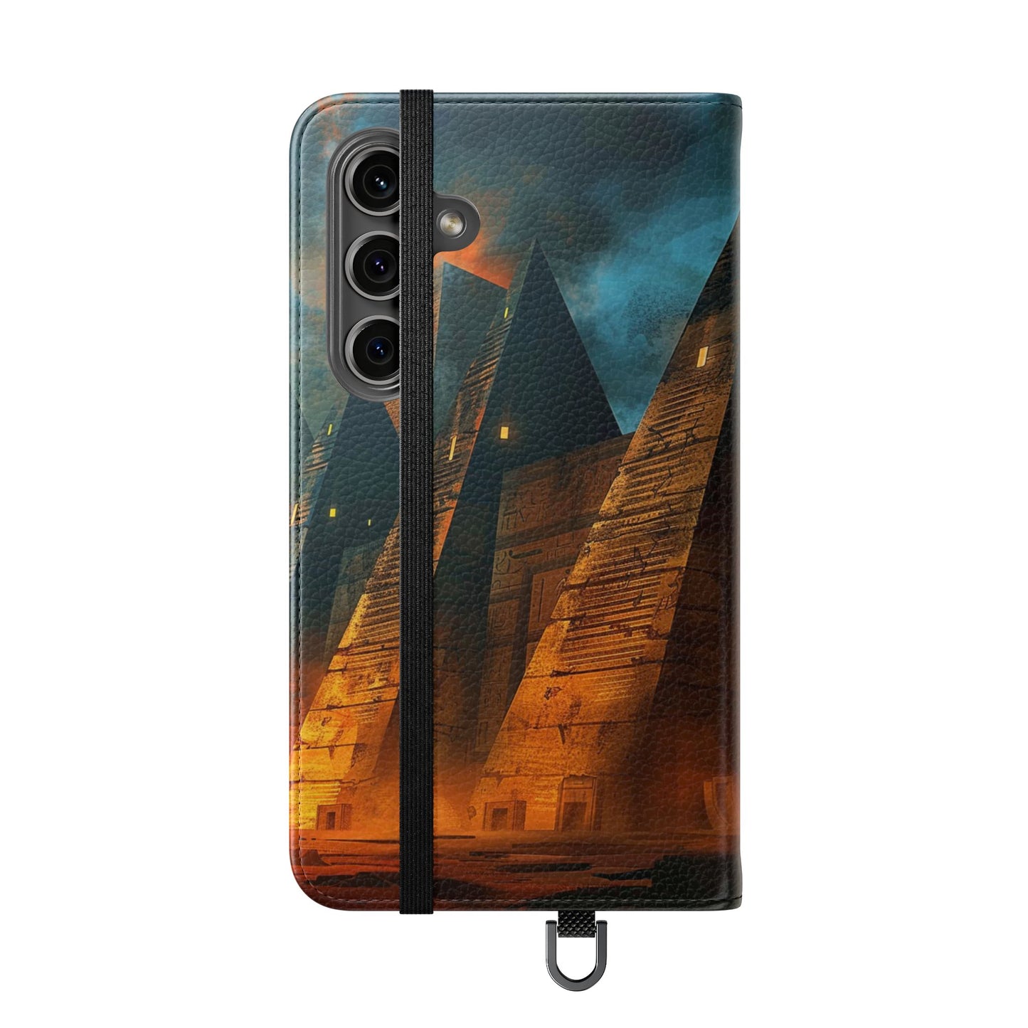 Ancient Egyptian Pyramids Sunset - Wallet Flip Case