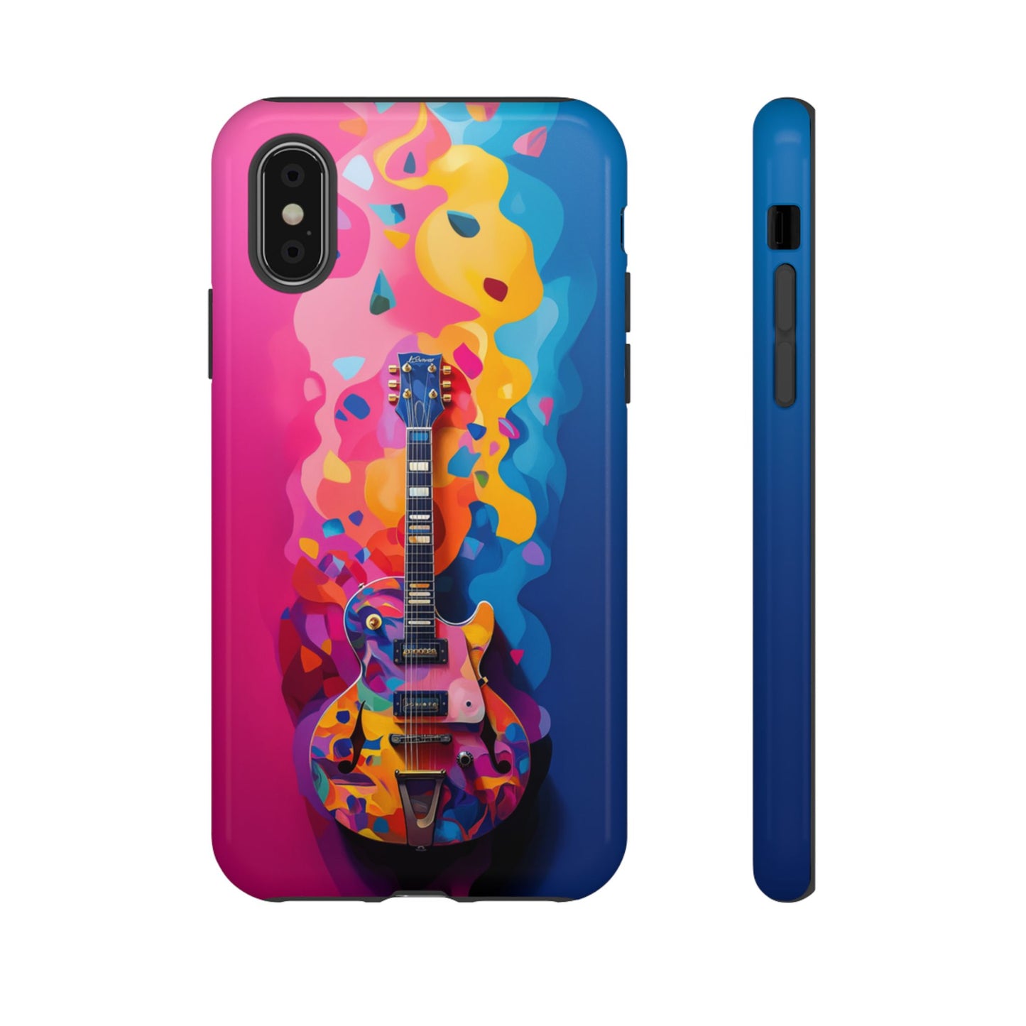 Vibrant Abstract Guitar Phone Case - iPhone, Google Pixel, Samsung Galaxy