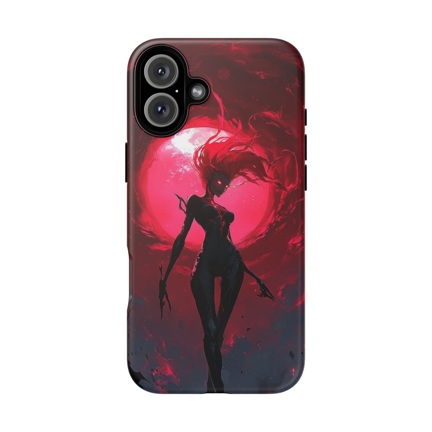 Crimson Eclipse Gothic Gaming Phone Case - iPhone, Google Pixel, Samsung Galaxy