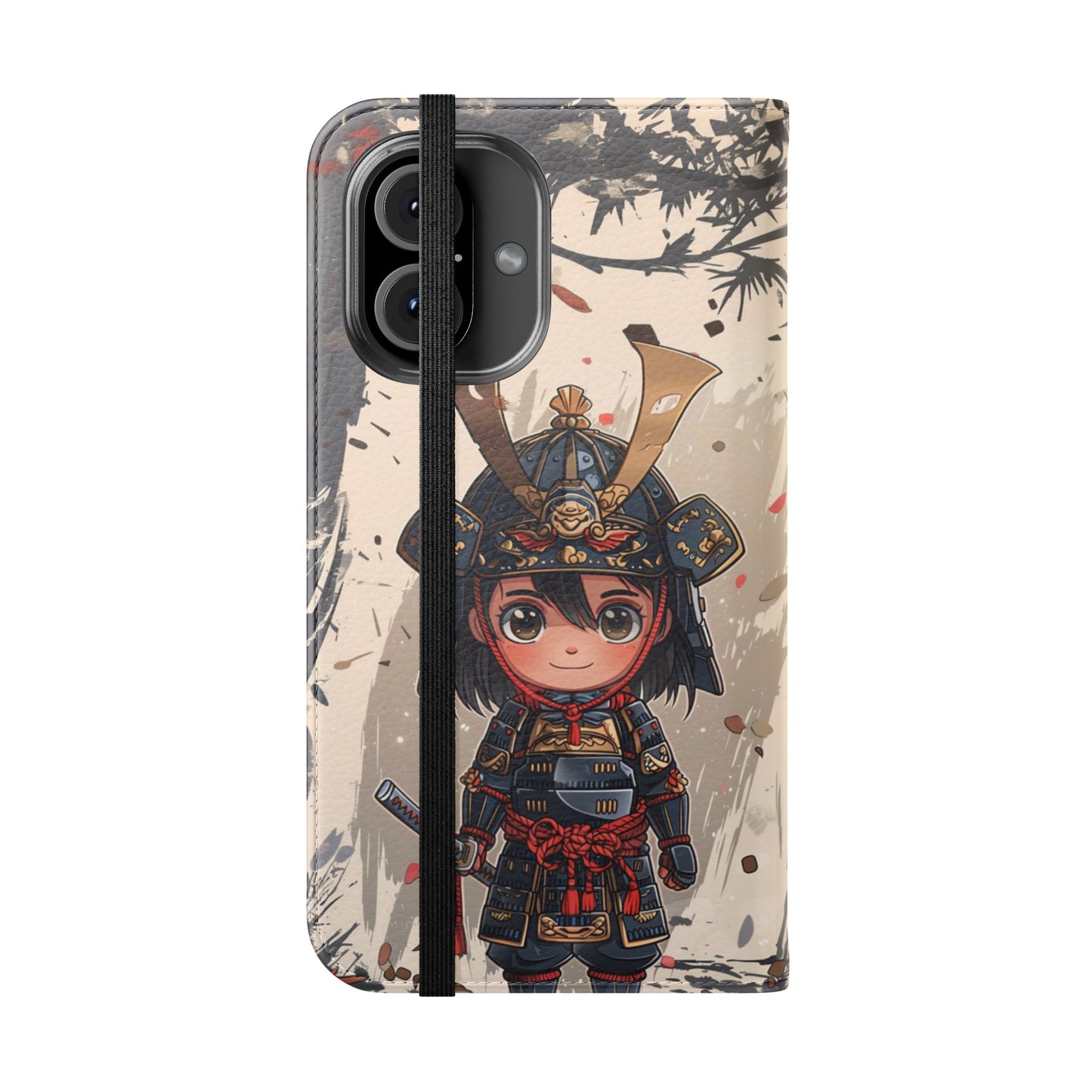 Chibi Samurai - Wallet Flip Case