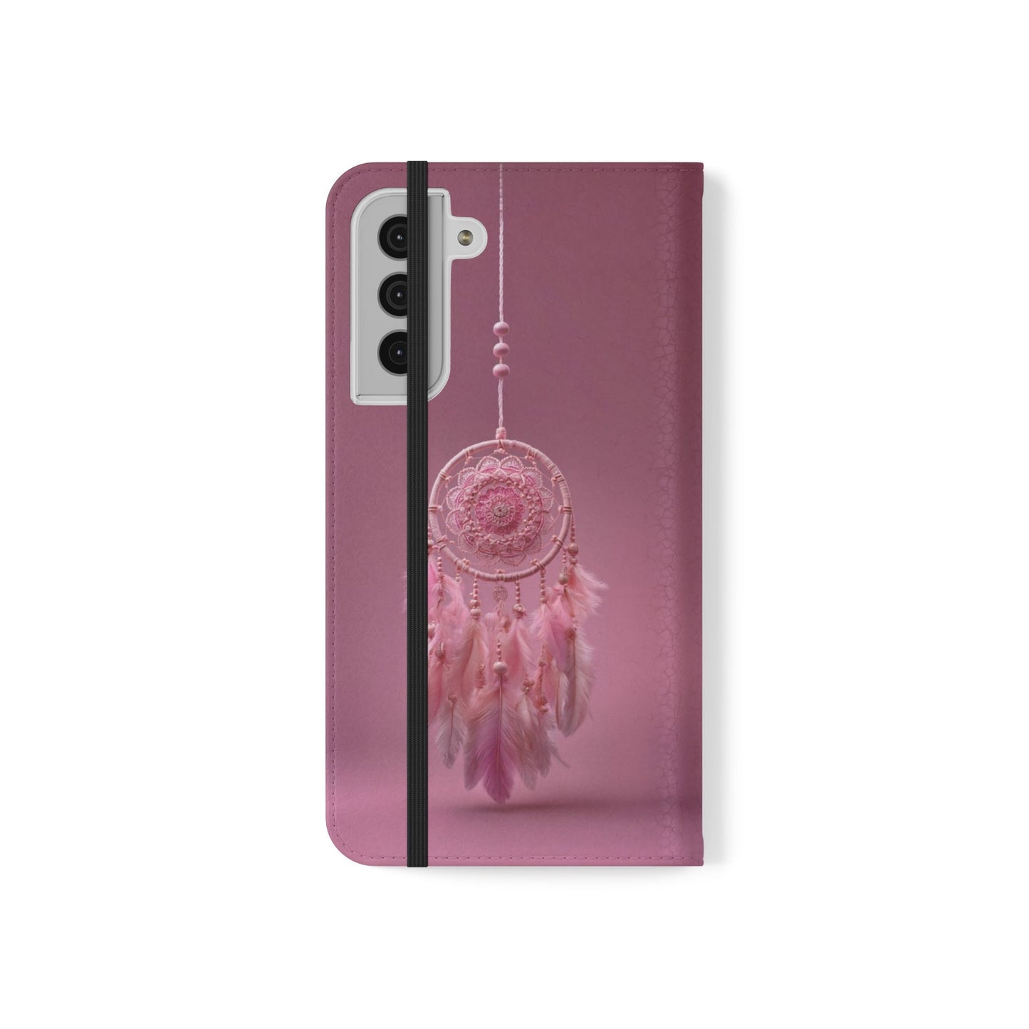 Pink Lace Dreamcatcher - Wallet Flip Case