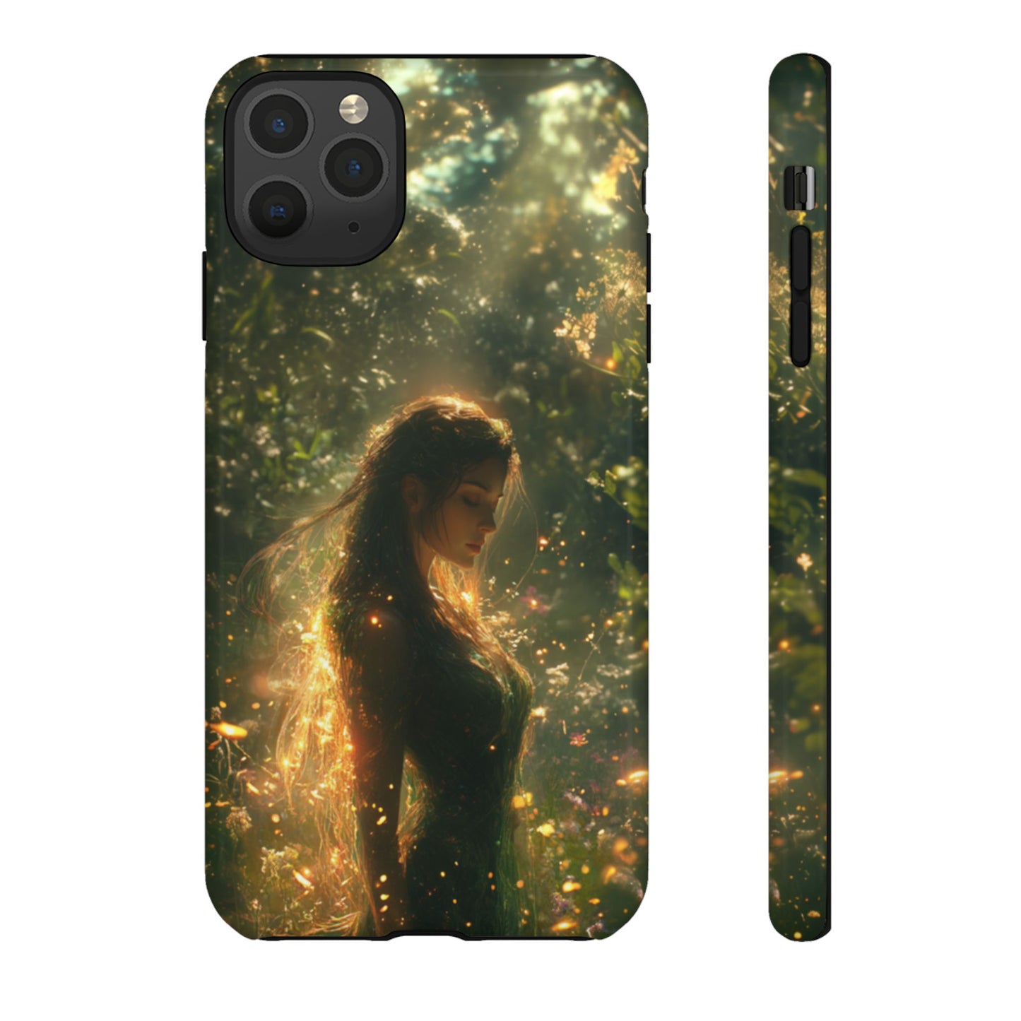Forest Goddess Golden Light Meadow - Tough iPhone Case