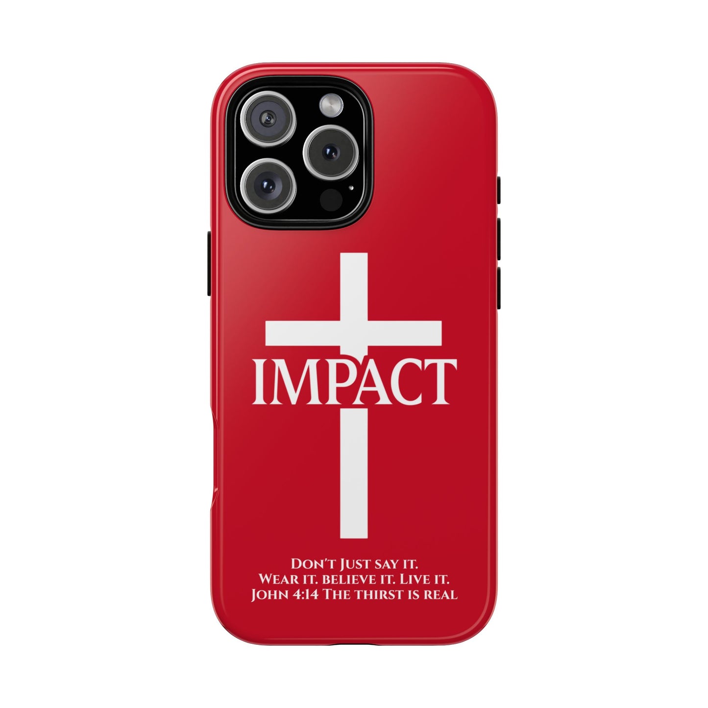 Impact Red - Tough iPhone Case