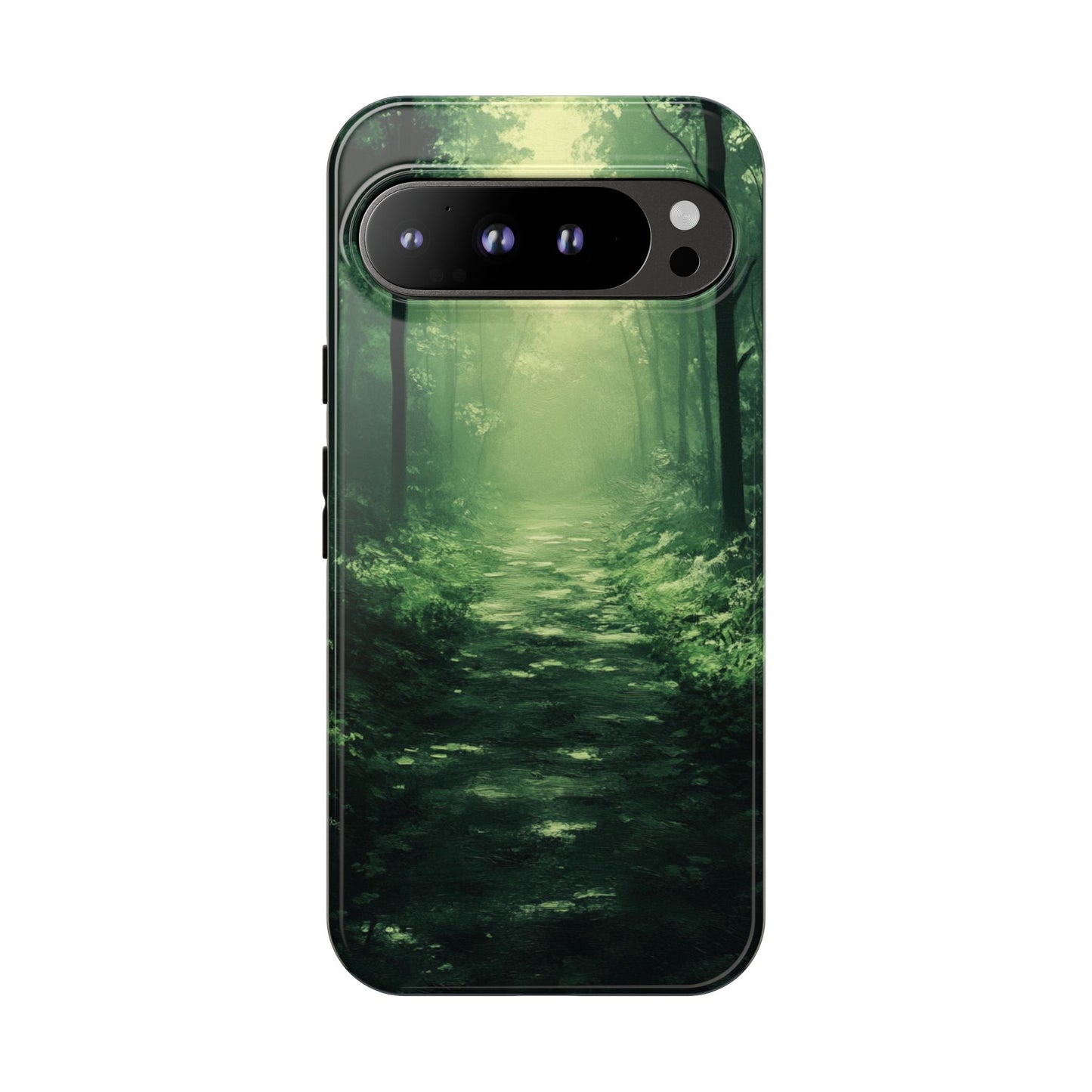 Emerald Mist Forest Path - Tough Google Pixel Case