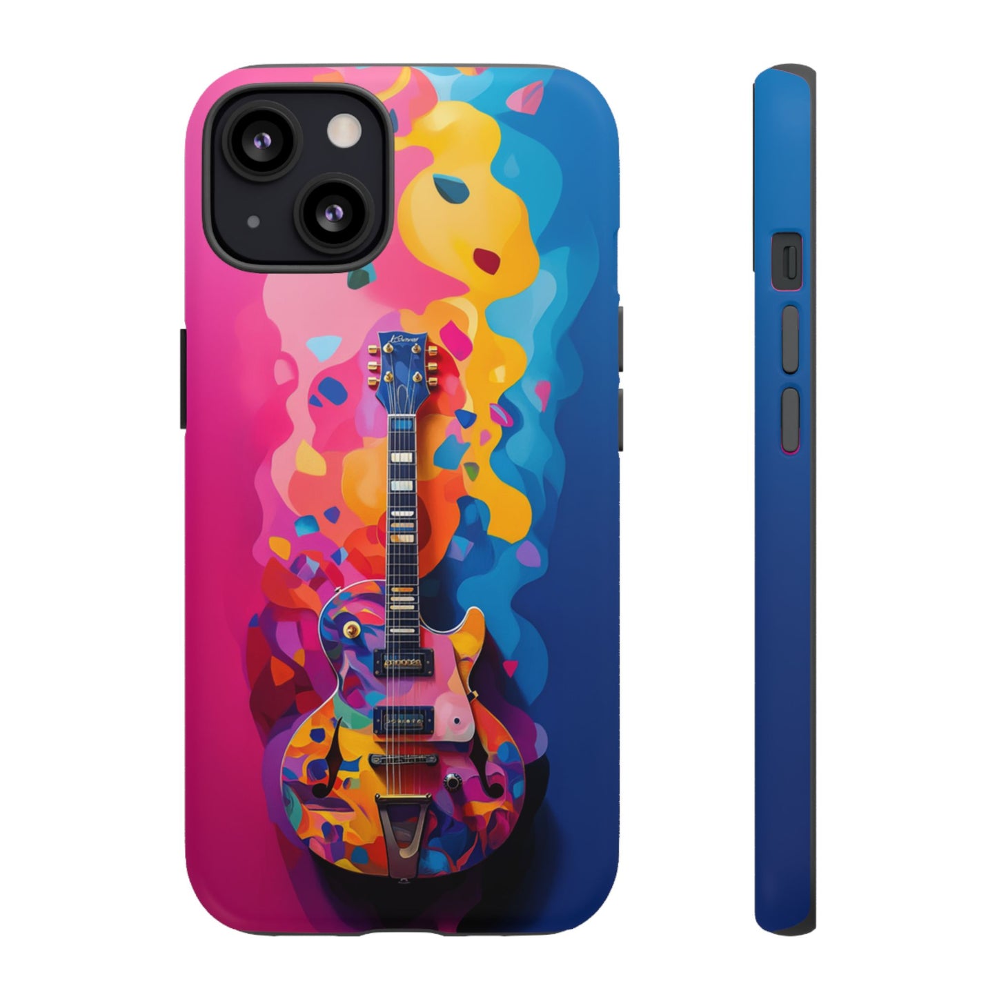 Vibrant Abstract Guitar Phone Case - iPhone, Google Pixel, Samsung Galaxy