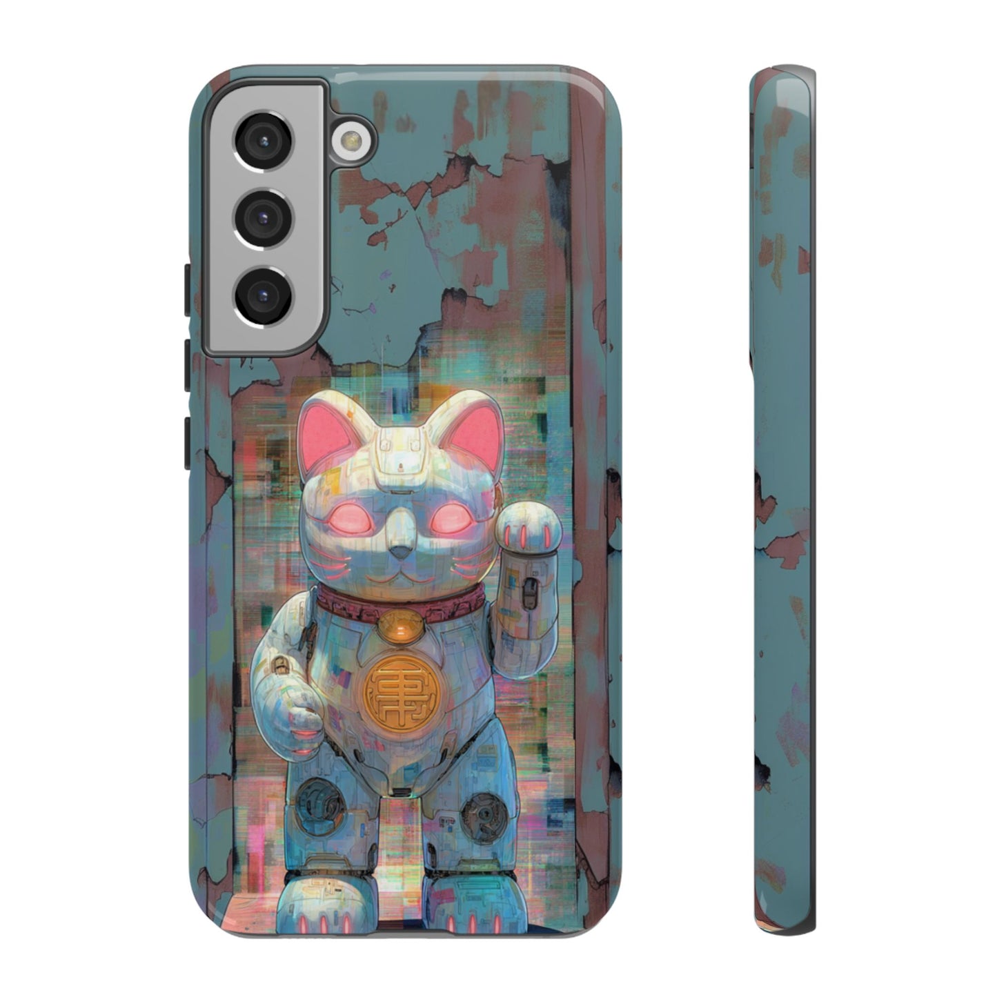 Cyber Lucky Cat - Tough Samsung Galaxy Case