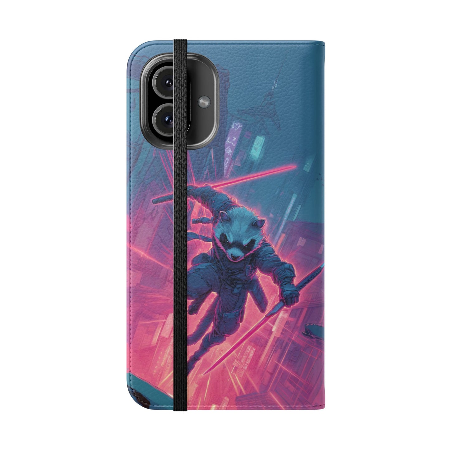 Cyberpunk Ferret - Wallet Flip Case