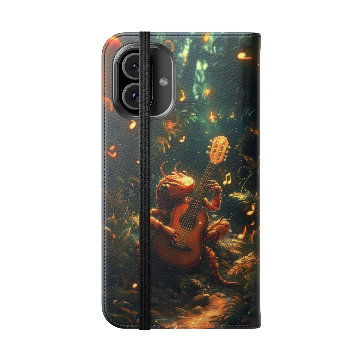 Serenade Forest Guitarist - Wallet Flip Case